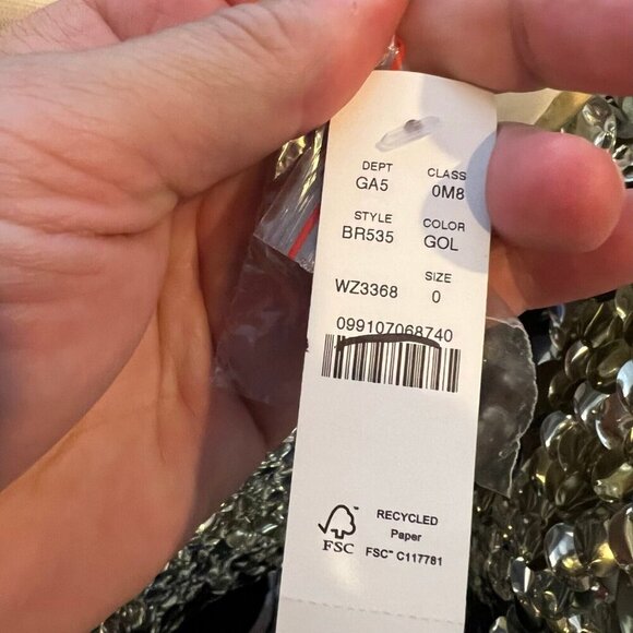 J. Crew $228 Collection Limited Edition Circle Sequin Mini Skirt Size 0 BR535 - Picture 7 of 9